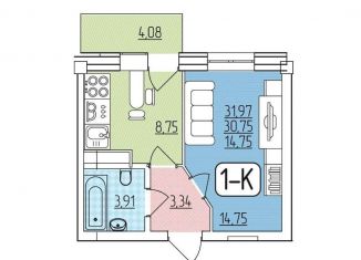 Продажа 2-комнатной квартиры, 60.5 м2, Бурятия