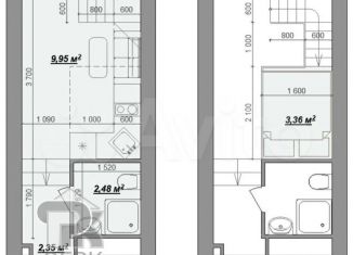 Продается квартира студия, 20.2 м2, Москва, Токмаков переулок, 16с1, Токмаков переулок