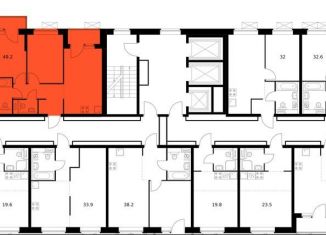 Продается двухкомнатная квартира, 49.2 м2, Екатеринбург, жилой комплекс Космонавтов 11, 4.2, ЖК Космонавтов 11