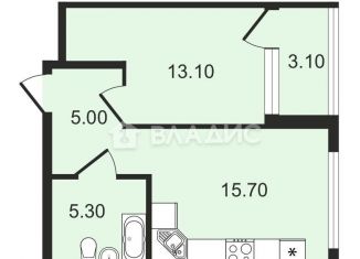 Продам 1-комнатную квартиру, 42.4 м2, Санкт-Петербург, Измайловский бульвар, 11, метро Фрунзенская