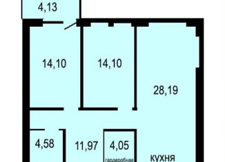 Продам трехкомнатную квартиру, 78 м2, Оренбургская область, Липовая улица, 13