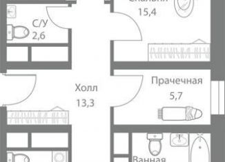 Продажа 4-комнатной квартиры, 114 м2, Москва, станция Немчиновка