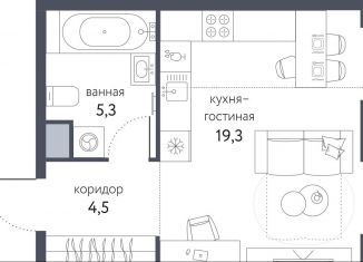 Продажа квартиры студии, 29.5 м2, Москва, Тагильская улица, 4В, ВАО