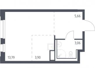 Квартира на продажу студия, 26.4 м2, Мурино