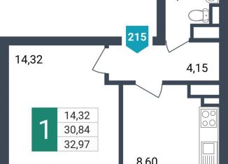 Продажа 1-комнатной квартиры, 33 м2, Забайкальский край