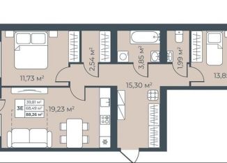 Продаю 2-ком. квартиру, 88.3 м2, Павловск