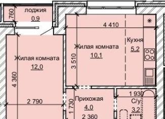 2-комнатная квартира на продажу, 35.4 м2, Алтайский край