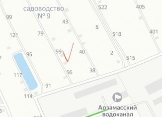 Продажа участка, 5 сот., Арзамас, садоводство № 9, 58