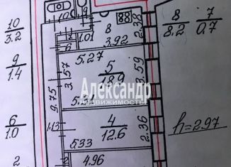 Продажа 3-ком. квартиры, 87.7 м2, Санкт-Петербург, Центральный район, Разъезжая улица, 37