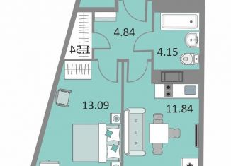 Продам однокомнатную квартиру, 35.2 м2, Санкт-Петербург, метро Елизаровская, Варфоломеевская улица, 6