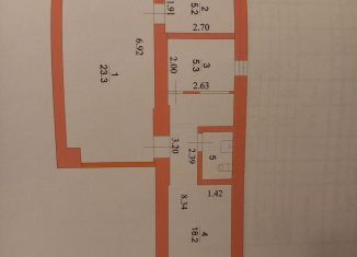 Сдача в аренду офиса, 56 м2, Курск, улица Максима Горького, 9