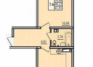 Продам 1-комнатную квартиру, 41.8 м2, Севастополь
