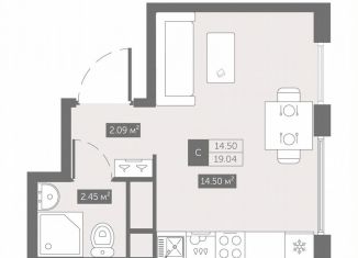 Продаю квартиру студию, 19 м2, Санкт-Петербург