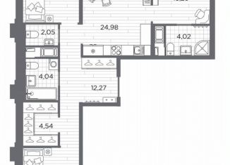 Продажа 3-комнатной квартиры, 96.6 м2, Санкт-Петербург, метро Горный институт