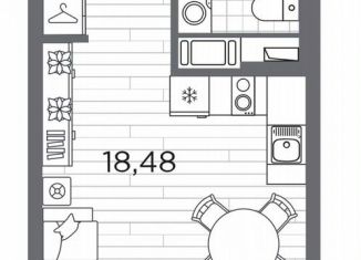 Квартира на продажу студия, 27.7 м2, Санкт-Петербург, метро Горный институт