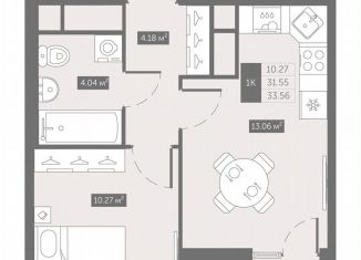 Продаю 1-комнатную квартиру, 33.6 м2, посёлок Шушары