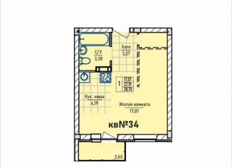 Квартира на продажу студия, 28.7 м2, сельский посёлок Новинки, Инженерный проезд, 7к2, ЖК Стрижи