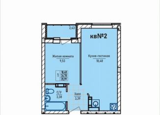 Продается 1-комнатная квартира, 36 м2, сельский посёлок Новинки, Инженерный проезд, 7к2, ЖК Стрижи
