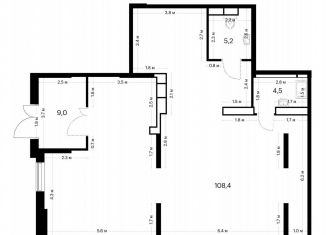 Продается помещение свободного назначения, 127.1 м2, Мытищи, жилой комплекс Ярославский Квартал, к1.1