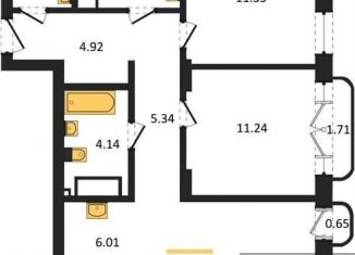 Продажа двухкомнатной квартиры, 70.9 м2, Новосибирск, метро Речной вокзал, Ленинградская улица, 342