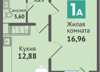 Продаю 1-ком. квартиру, 40 м2, посёлок городского типа Медведево, улица Дмитрия Средина, 7А
