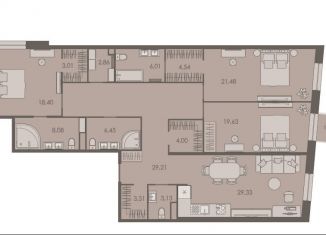 Продажа 3-комнатной квартиры, 161 м2, Санкт-Петербург, Петроградский район, набережная реки Карповки, 31к1