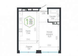 Продаю однокомнатную квартиру, 41.5 м2, Краснодар, микрорайон Черемушки