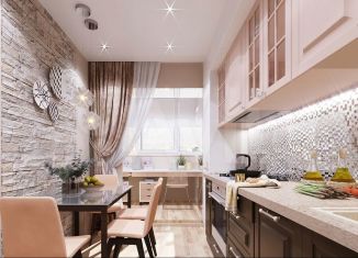 2-комнатная квартира на продажу, 60.4 м2, Тюмень, Краснооктябрьская улица, 8, ЖК ДОК