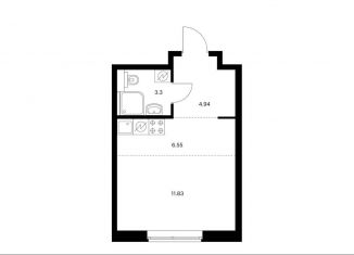 Продам квартиру студию, 26.6 м2, Москва, Берёзовая аллея, 17к2, ЖК Грин Парк