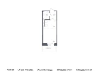 Продам квартиру студию, 21.3 м2, Колпино, жилой комплекс Новое Колпино, к34