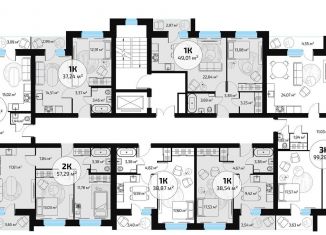 Продается 1-комнатная квартира, 37.1 м2, Самара, Красноглинский район, 1-й квартал, 62