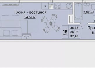 Квартира на продажу студия, 33.9 м2, Нижегородская область