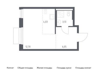 Продаю квартиру студию, 25.9 м2, поселение Кокошкино, ЖК Новое Внуково, жилой комплекс Новое Внуково, к23