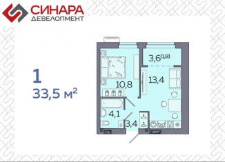 Продам 1-комнатную квартиру, 33.5 м2, Волгоград