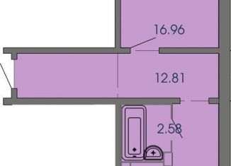 Продажа 1-комнатной квартиры, 43.1 м2, Чебоксары, проспект Геннадия Айги, поз25, Ленинский район