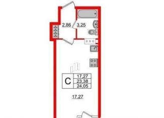 Продается квартира студия, 24.1 м2, Санкт-Петербург, Планерная улица, 87к1, ЖК Форест Аквилон