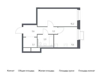 Продается однокомнатная квартира, 38.6 м2, Владивосток, улица Сабанеева, 1.1