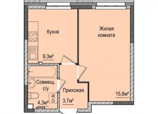 Продается 1-ком. квартира, 32 м2, Ижевск, Зелёная улица, 60к1