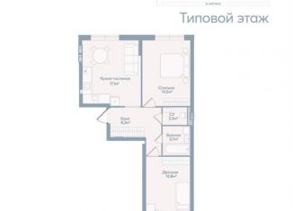 Продается двухкомнатная квартира, 64.6 м2, Астрахань, Моздокская улица, 40