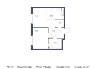 Продается 1-ком. квартира, 37.4 м2, Москва, проспект Куприна, 30к1