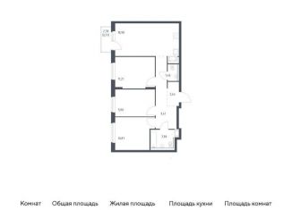 Продам 3-комнатную квартиру, 69 м2, Виллозское городское поселение
