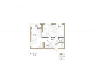 Продам 2-комнатную квартиру, 63.4 м2, Пензенская область, 2-й проезд Свердлова, 27