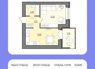 1-ком. квартира на продажу, 38.8 м2, Рыбинск