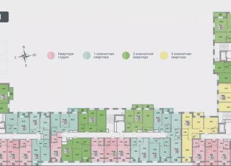 Продам 2-ком. квартиру, 56.6 м2, деревня Скотное