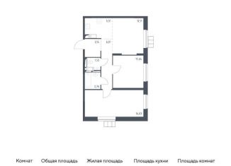 2-комнатная квартира на продажу, 58.6 м2, поселение Рязановское, жилой комплекс Алхимово, к12