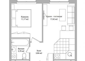 Продается 2-комнатная квартира, 36.2 м2, Мытищи, Троицкая улица, 3Г