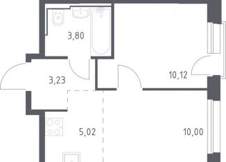 Продам двухкомнатную квартиру, 32.2 м2, Москва, метро Домодедовская, жилой комплекс Квартал Герцена, к2