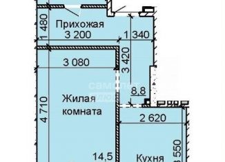 Продается 1-комнатная квартира, 38 м2, Новосибирск, улица Столетова, 17, метро Заельцовская