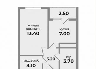 1-комнатная квартира на продажу, 31 м2, Михайловск, Прекрасная улица, 17