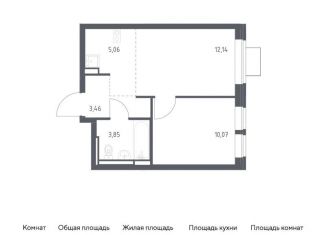 Продам однокомнатную квартиру, 34.6 м2, Ленинский городской округ